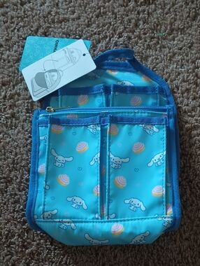 Sanrio Cinnamoroll Blue Turquoise Kids Organizer Crossbody